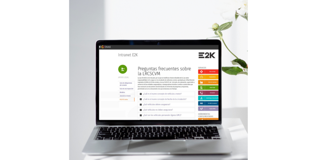 E2K estrena un espacio FAQ para resolver las dudas legales de las corredurías ante la nueva Ley de RC